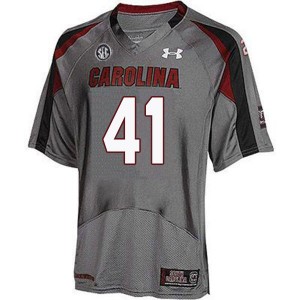 Men Caleb Jenerette Gray University of South Carolina College Football #41 Jersey 955209-723