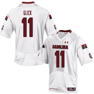Men Corbett Glick White South Carolina Gamecocks College Football #11 Jersey 607054-955