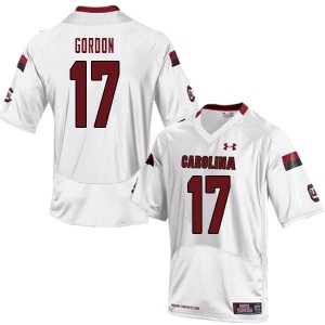 Men Danny Gordon White University of South Carolina College Football #17 Jersey 870497-422