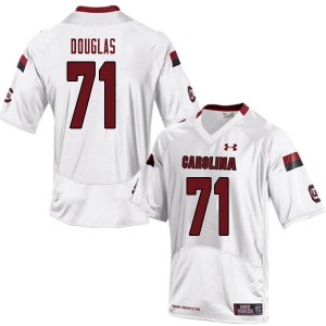 Men Eric Douglas White South Carolina College Football #71 Jersey 381887-126