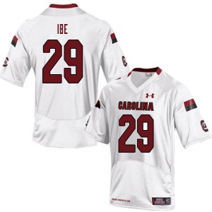 Men J.T. Ibe White University of South Carolina College Football #29 Jersey 670314-494