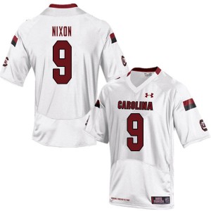 Men Keisean Nixon White South Carolina Gamecocks College Football #9 Jersey 562881-237