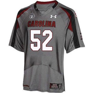 Men Kingsley Enagbare Gray South Carolina College Football #52 Jersey 631528-950
