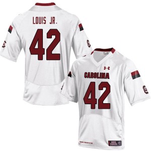 Men Rosendo Louis Jr. White South Carolina Gamecocks College Football #42 Jersey 538362-465