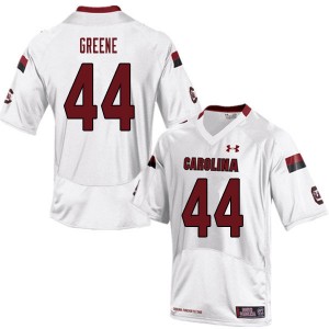 Men Sherrod Greene White University of South Carolina College Football #44 Jersey 575221-605