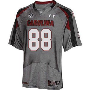 Men Will Register Gray University of South Carolina College Football #88 Jersey 853330-301