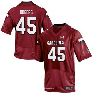 Men Bailey Rogers Red South Carolina Gamecocks College Football #45 Jersey 835496-230