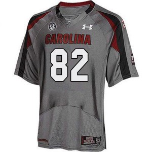 Men KeShawn Toney Gray South Carolina College Football #82 Jersey 215517-854