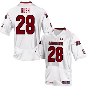 Men Darius Rush White South Carolina College Football #28 Jersey 509460-401