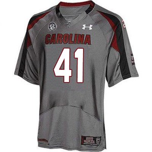 Men Darryle Ware Gray University of South Carolina College Football #41 Jersey 628826-728