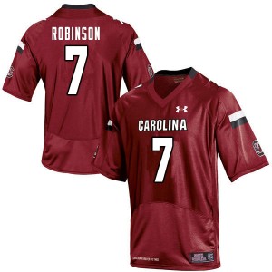Men Jammie Robinson Garnet University of South Carolina College Football #7 Jersey 909803-525