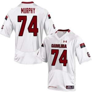 Men Vincent Murphy White South Carolina College Football #74 Jersey 255417-457