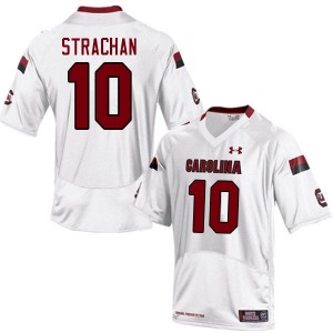 Men Colten Gauthier White South Carolina Gamecocks College Football #10 Jersey 511181-831