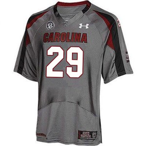 Men David Spaulding Gray University of South Carolina College Football #29 Jersey 500682-765