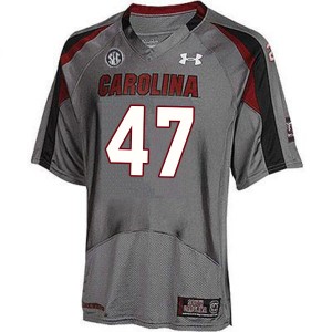 Men King-Demenian Ford Gray South Carolina College Football #47 Jersey 949551-849