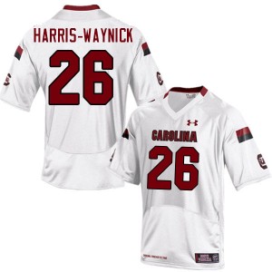 Men Nathan Harris-Waynick White South Carolina Gamecocks College Football #26 Jersey 125652-984