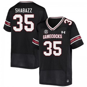 Men Akhnaton Shabazz Black University of South Carolina College Football #35 Jersey 314253-522