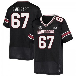 Men Chase Sweigart Black South Carolina College Football #67 Jersey 735835-268
