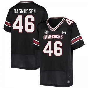 Men Cole Rasmussen Black Gamecocks College Football #46 Jersey 545460-772