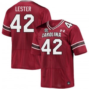 Men Daniel Lester Garnet Gamecocks College Football #42 Jersey 304001-546