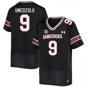 Men Desmond Umeozulu Black Gamecocks College Football #9 Jersey 975943-116