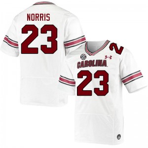 Men Isaiah Norris White South Carolina Gamecocks College Football #23 Jersey 988681-193