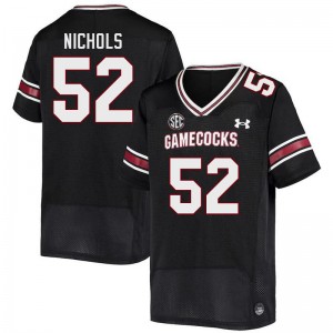 Men Jaylen Nichols Black South Carolina College Football #52 Jersey 459334-366