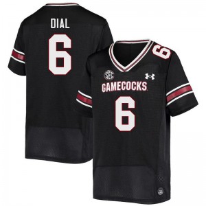 Men Marcellas Dial Black University of South Carolina College Football #6 Jersey 739067-287