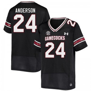 Men Mario Anderson Black Gamecocks College Football #24 Jersey 291903-206