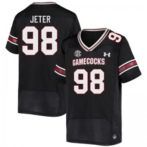 Men Mitch Jeter Black Gamecocks College Football #98 Jersey 910693-524