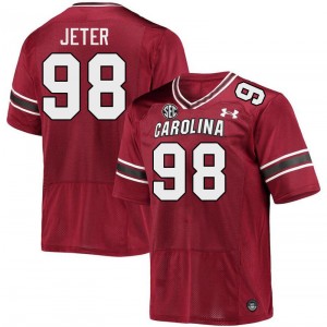 Men Mitch Jeter Garnet South Carolina College Football #98 Jersey 741023-726