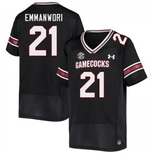 Men Nick Emmanwori Black University of South Carolina College Football #21 Jersey 369955-151