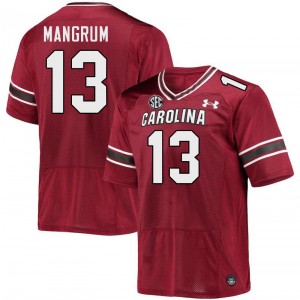 Men Payton Mangrum Garnet Gamecocks College Football #13 Jersey 827121-740