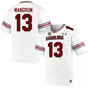 Men Payton Mangrum White South Carolina College Football #13 Jersey 807750-876
