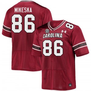 Men Reid Mikeska Garnet University of South Carolina College Football #86 Jersey 121817-670