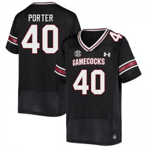 Men Ronnie Porter Black Gamecocks College Football #40 Jersey 309269-676