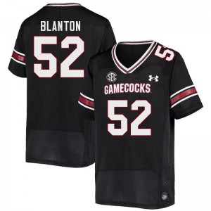 Men Stone Blanton Black South Carolina Gamecocks College Football #52 Jersey 917213-650