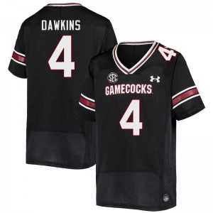 Men Terrell Dawkins Black South Carolina Gamecocks College Football #4 Jersey 103771-277