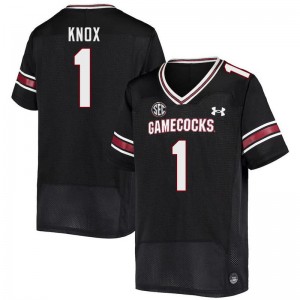 Men Trey Knox Black University of South Carolina College Football #1 Jersey 458188-405