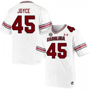 Men William Joyce White South Carolina Gamecocks College Football #45 Jersey 238758-322