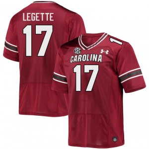 Men Xavier Legette Garnet South Carolina Gamecocks College Football #17 Jersey 321610-512