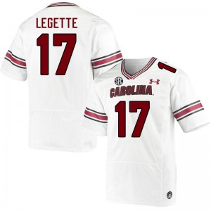 Men Xavier Legette White South Carolina College Football #17 Jersey 702220-969