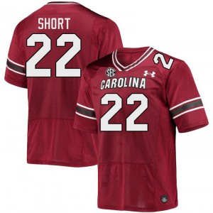 Men Zavier Short Garnet University of South Carolina College Football #22 Jersey 808248-913