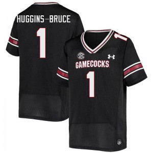 Men Ahmari Huggins-Bruce Black Gamecocks College Football #1 Jersey 169846-695