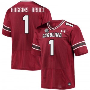 Men Ahmari Huggins-Bruce Garnet University of South Carolina College Football #1 Jersey 184488-391