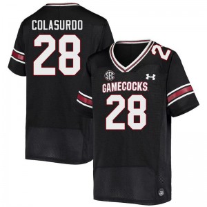 Men Andrew Colasurdo Black Gamecocks College Football #28 Jersey 741016-964