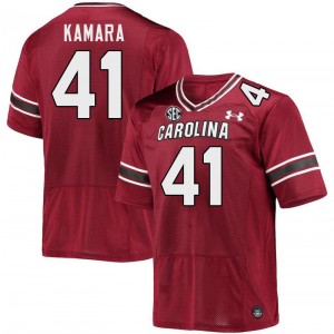 Men Bangally Kamara Garnet South Carolina College Football #41 Jersey 243495-803