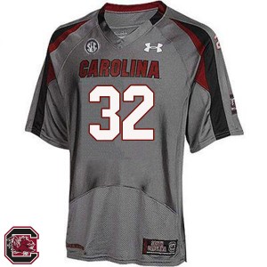 Men Brett Shore Gray South Carolina College Football #32 Jersey 263381-564