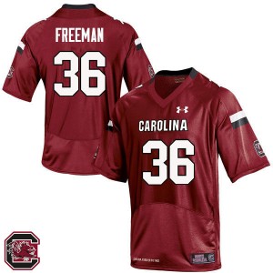 Men C.J. Freeman Red University of South Carolina College Football #36 Jersey 343338-652