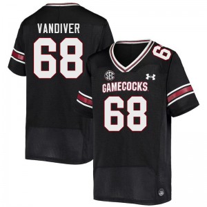 Men Campbell Vandiver Black University of South Carolina College Football #68 Jersey 804779-121